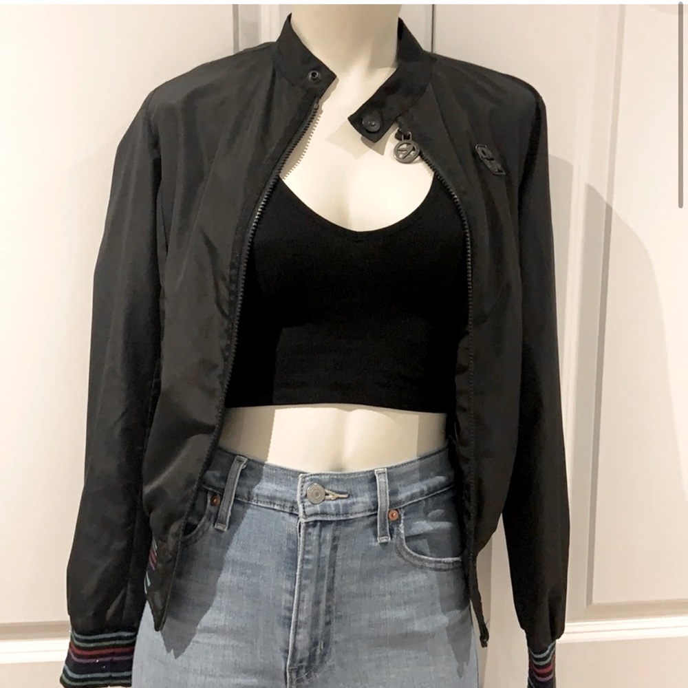 Diesel Black Women's Jacket - Fits XS and XXS